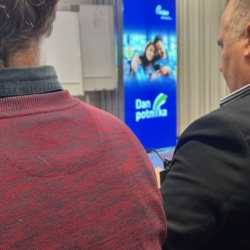 Predstavniki Regijskega centra mobilnosti LUR na strokovnem srečanju Dan potnika o tem, kakšen JPP želimo imeti