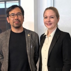 Prof. dr. Yoichi Kumada (Kyoto Insitute of Technology) in mag. Tina Pezdirc Nograšek (RRA LUR)