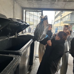 Poskrbeli smo za čisto okolico Tehnološkega parka v Ljubljani