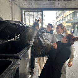 Poskrbeli smo za čisto okolico Tehnološkega parka v Ljubljani