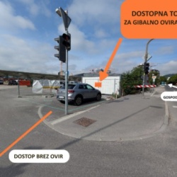 Na postaji Železniška postaja Ljubljana spremenjen dostop na perone tudi za gibalno ovirane osebe