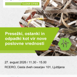 Presežki, ostanki in odpadki kot vir nove poslovne vrednosti – 27. avgusta vabljeni na dogodek za podjetja