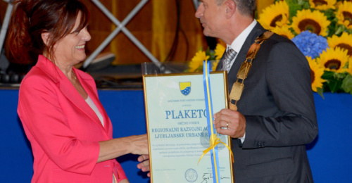 RRA LUR prejela Plaketo Občine Vodice