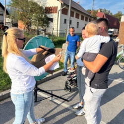 bicikEL v občini Komenda; arhiv RRA LUR