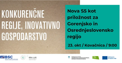 Medregijski dogodek: Konkurenčne regije, inovativno gospodarstvo